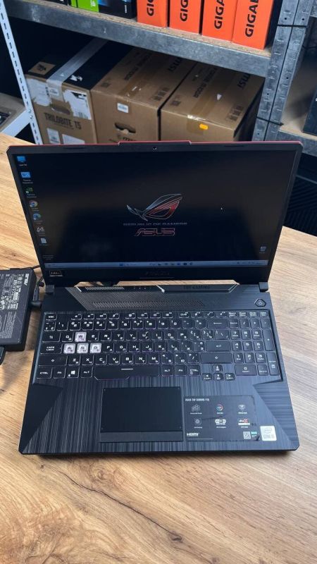 Ігровий ноутбук Asus TUF Gaming F15 FX506LH / 15.6" (1920x1080) IPS / Intel Core i5-10300H (4 (8) ядра по 2.5 - 4.5 GHz) / 32 GB DDR4 / 1000 GB SSD / nVidia GeForce GTX 1650, 4 GB GDDR5, 128-bit / WebCam б/в - зображення 4