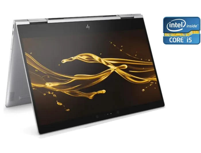 Ультрабук-трансформер HP Spectre x360 - 13-aw0003dx / 13.3" (3840x2160) IPS Touch / Intel Core i5-1035G4 (4 (8) ядра по 1.1 - 3.7 GHz) / 8 GB DDR4 / 256 GB SSD / Intel Iris Plus Graphics / WebCam / Win 10 Home б/в - зображення 1