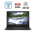 Ультрабук Dell Latitude 3400 / 14" (1920x1080) IPS / Intel Core i5-8250U (4 (8) ядра по 1.6 - 3.4 GHz) / 8 GB DDR4 / 240 GB SSD / Intel UHD Graphics / WebCam б/в