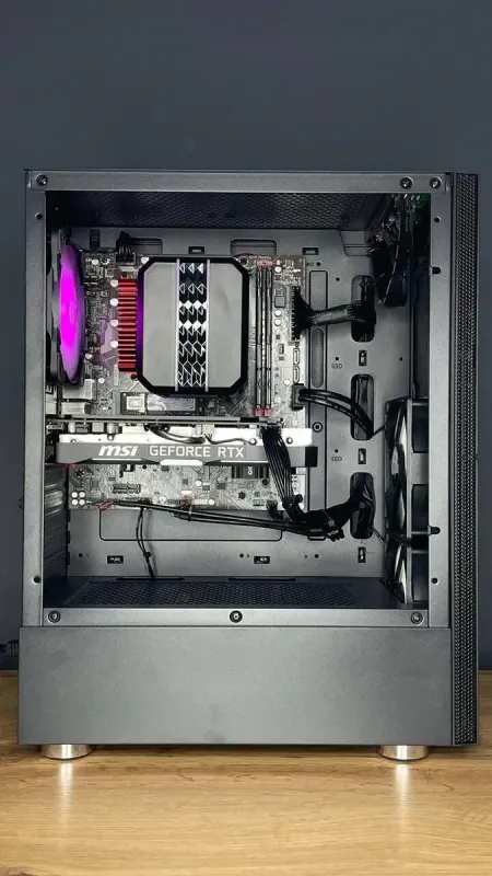 Ігровий ПК Intel Core i3-12100F (4 ядра по 3.3-4.3GHz) / 16GB DDR4 / 512GB SSD M.2 / GeForce RTX 3050, 8GB GDDR6, 128bit / HDMI / 550W б/в - зображення 4
