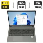 Мобільна робоча станція Б-класу HP ZBook Power G7 / 15,6" (1920x1080) IPS / Intel Core i5-10300H (4 (8) ядра по 2,5 - 4,5 ГГц) / 32 ГБ DDR4 / 512 ГБ SSD / Intel UHD Graphics / WebCam / Fingerprint / Windows 11 Pro б/в