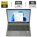 Мобільна робоча станція Б-класу HP ZBook Power G7 / 15,6" (1920x1080) IPS / Intel Core i5-10300H (4 (8) ядра по 2,5 - 4,5 ГГц) / 32 ГБ DDR4 / 512 ГБ SSD / Intel UHD Graphics / WebCam / Fingerprint / Windows 11 Pro б/в
