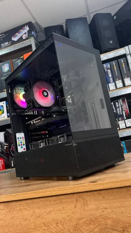 Збірка під замовлення: ігровий ПК 1stPlayer Mi7 Pro Tower / AMD Ryzen 5 5600 (6 (12) ядер по 3.5 - 4.4 GHz) / 16 GB DDR4 / 500 GB SSD / nVidia GeForce GTX 1660 Ti, 6 GB GDDR6, 192-bit / 550W б/в - зображення 2