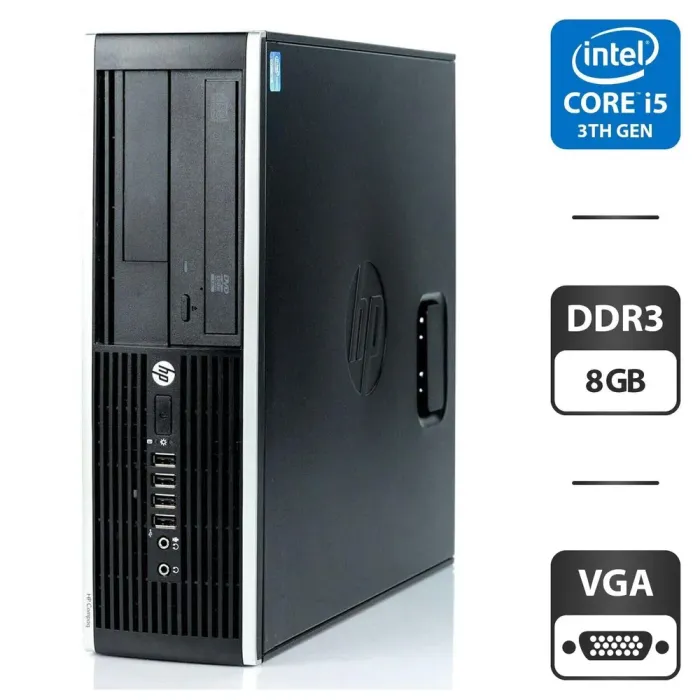 Комп'ютер HP Compaq Elite 8300 SFF / Intel Core i5-3470 (4 ядра по 3.2 - 3.6 GHz) / 8 GB DDR3 / 250 GB HDD / Intel HD Graphics 2500 / VGA б/в - зображення 1