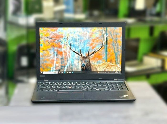 Ноутбук Б-клас Lenovo ThinkPad L580 / 15.6" (1920x1080) IPS / Intel Core i7-8550U (4 (8) ядра по 1.8 - 4.0 GHz) / 16 GB DDR4 / 256 GB SSD M.2 / Intel UHD Grphics 620 / WebCam / Win 10 Pro б/в - зображення 2