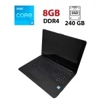 Ноутбук HP 15B / 15.6" (1366x768) TN / Intel Core i3-6006U (2 (4) ядра по 2.0 GHz) / 8 GB DDR4 / 240 GB SSD / Intel HD Graphics 520 / WebCam б/в