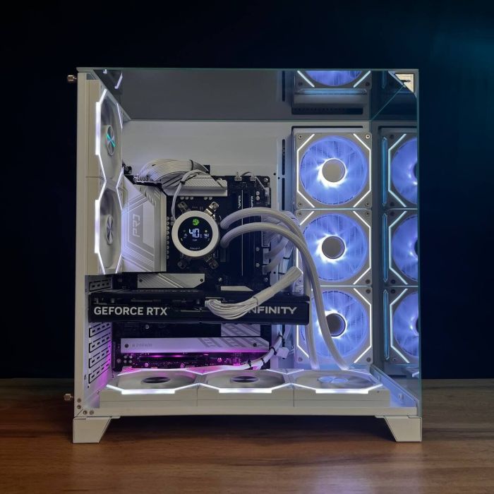 Збірка під замовлення:: комп'ютер GameMax Infinity Pro White Tower / AMD Ryzen 7 7700 (8 (12) ядер по 3,8 - 5,3 ГГц) / 32 ГБ DDR5 / 2000 ГБ SSD M.2 / nVidia GeForce RTX 5070, 12 ГБ GDDR7, 192-біт / 850 Вт - зображення 4