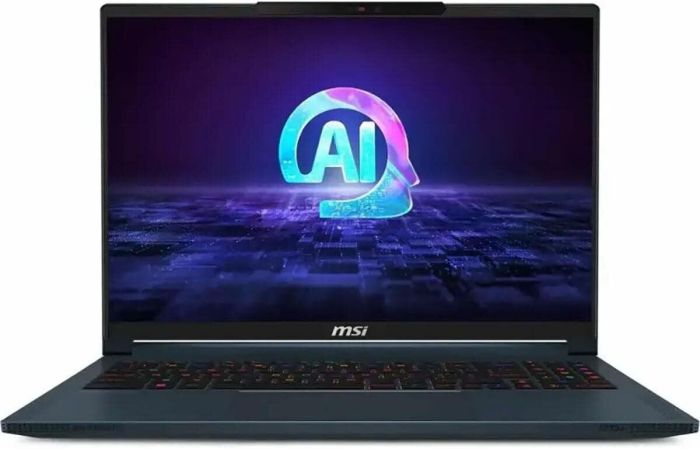 Ігровий ноутбук MSI Stealth 16 AI Studio A1VFG-073С / 18" (2560x1600) IPS / Intel Core Ultra 9 185H (16 (22) ядер по 1,8 - 5,1 ГГц) / 32 ГБ DDR5 / 1000 ГБ SSD M.2 / nVidia GeForce RTX 4060, 8 ГБ GDDR6, 128-біт / WebCam / Win 11 б/в - изображение 2