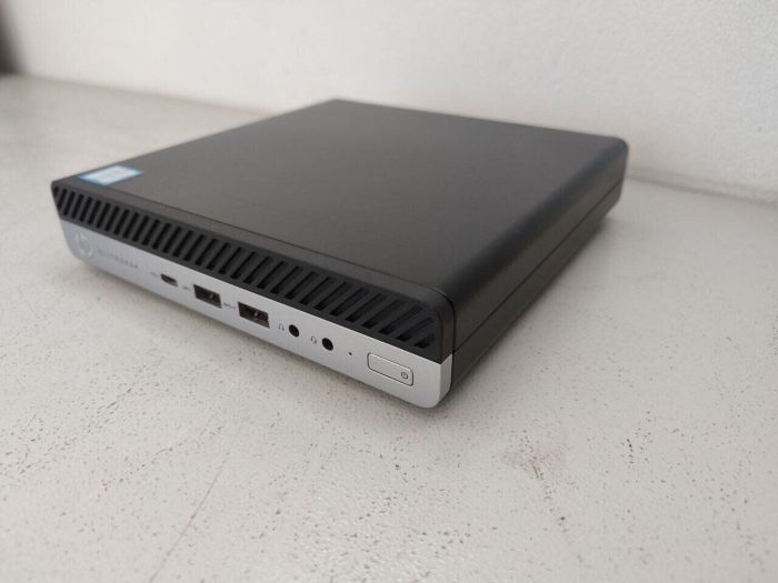 Неттоп HP EliteDesk 800 G3 USFF / Intel Core i5-6500T (4 ядра по 2.5 - 3.1 GHz) / 8 GB DDR4 / 128 GB SSD / Intel UHD Graphics 530 б/в - изображение 4