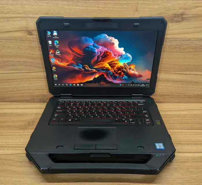 Захищений ноутбук Dell Latitude 14 Rugged 5414 / 14" (1920x1080) IPS Touch / Intel Core i5-6300U (2 (4) ядра по 2,4 - 3,0 ГГц) / 16 ГБ DDR4 / 512 ГБ SSD / AMD Radeon R7 M360, 2 ГБ DDR3, 64-біт / Сканер відбитків пальців / Windows 10 б/в - зображення 8