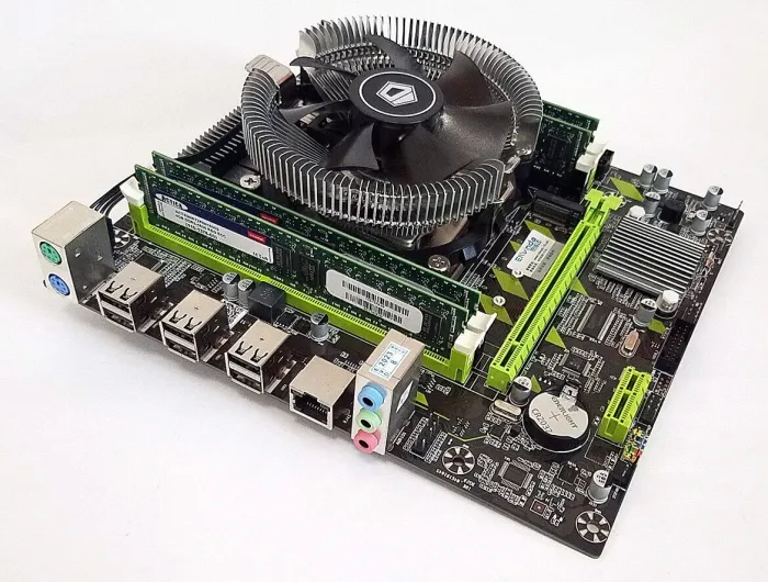 Комплект: Материнська плата Envinda X79G v1.51 NEW + Intel Xeon E5-2650 v2 (8 (16) ядер по 2.6 - 3.4 GHz) / 32 GB DDR3 / 512 GB SSD M.2 NVMe + Кулер ID-Cooling DK-01 NEW б/в - зображення 2