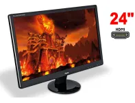 Монітор iiyama ProLite E2472HD / 24" (1920x1080) VA / 1x HDMI, 1x DVI, 1x VGA б/в