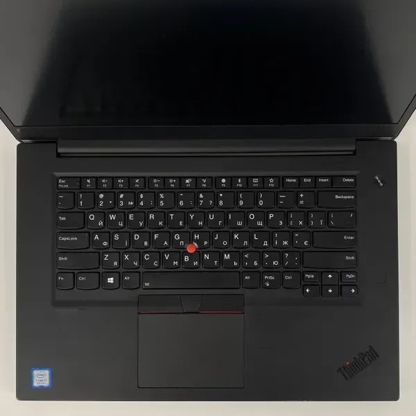 Ігровий ноутбук Б-класу Lenovo ThinkPad X1 Extreme Gen 2 / 15.6" (1920x1080) IPS / Intel Core i7-9750H (6 (12) ядер по 2,6 - 4,5 ГГц) / 16 ГБ DDR4 / 512 ГБ SSD / nVidia GeForce GTX 1650 Max-Q, 4 ГБ GDDR5, 128-біт / WebCam / TouchID б/в - зображення 3