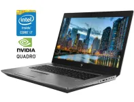 Мобільна робоча станція HP ZBook 17 G6 / 17.3" (1920x1080) IPS / Intel Core i7-9750H (6 (12) ядер по 2.6 - 4.5 GHz) / 16 GB DDR4 / 512 GB SSD / nVidia Quadro T1000, 4 GB GDDR5, 128-bit / WebCam б/в