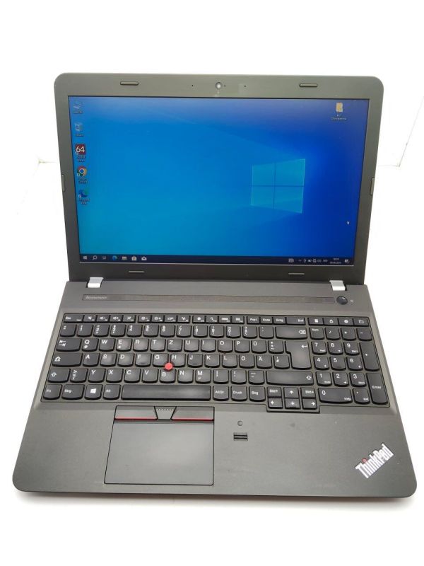 Ноутбук Lenovo ThinkPad E550 / 15.6" (1366x768) TN / Intel Core i5-5200U (2 (4) ядра по 2.2 - 2.7 GHz) / 8 GB DDR3 / 240 GB SSD / Intel HD Graphics 5500 / WebCam / DVD-ROM б/в - зображення 2
