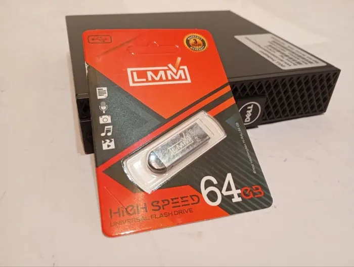 Неттоп Dell OptiPlex 3050 USFF / Intel Core i5-6500T (4 ядра по 2.5 - 3.1 GHz) / 8 GB DDR4 / 240 GB SSD / Intel HD Graphics 530 / 65W + USB-флешка б/в - зображення 7