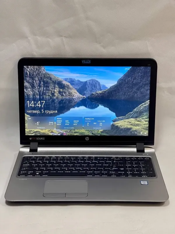Ноутбук HP ProBook 450 G3 / 15.6" (1366x768) TN / Intel Core i5-6200U (2 (4) ядра по 2.3 - 2.8 GHz) / 8 GB DDR3 / 128 GB SSD / Intel HD Graphics 520 / WebCam / DVD-ROM б/в - зображення 3