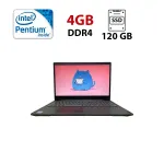 Ноутбук Б-клас Lenovo IdeaPad S145-15IWL / 15.6" (1366x768) TN / Intel Pentium Gold 5405U (2 (4) ядра по 2.3 GHz) / 4 GB DDR4 / 120 GB SSD / Intel UHD Graphics / WebCam б/в