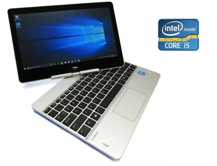 Нетбук-трансформер Б-клас HP EliteBook Revolve 810 G3 / 11.6" (1366x768) IPS Touch / Intel Core i7-5600U (2 (4) ядра по 2.6 - 3.2 GHz) / 8 GB DDR3 / 256 GB SSD / Intel HD Graphics 5500 / WebCam / Win 10 Pro б/в - зображення 1