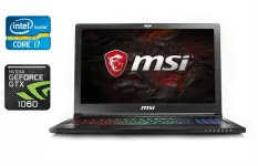 Ігровий ноутбук Б-клас MSI GS63 Stealth 8RE / 15.6" (1920x1080) IPS / Intel Core i7-8750H (6 (12) ядер по 2.2 - 4.1 GHz) / 16 GB DDR4 / 512 GB SSD / nVidia GeForce GTX 1060, 6 GB GDDR5, 192-bit / WebCam / HDMI б/в