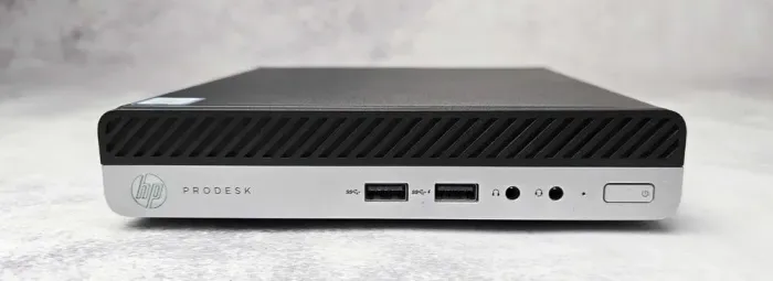 Неттоп HP ProDesk 400 G5 Mini USFF / Intel Core i3-9100T (4 ядра по 3.1 - 3.7 GHz) / 8 GB DDR4 / 128 GB SSD / Intel UHD Graphics 630 / Win 10 Pro б/в - зображення 2