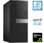 Ігровий ПК Dell OptiPlex 5050 Tower / Intel Core i7-6700 (4 (8) ядра по 3.4 - 4.0 GHz) / 16 GB DDR4 / 500 GB SSD / nVidia GeForce GTX 650, 1 GB GDDR5, 128-bit б/в