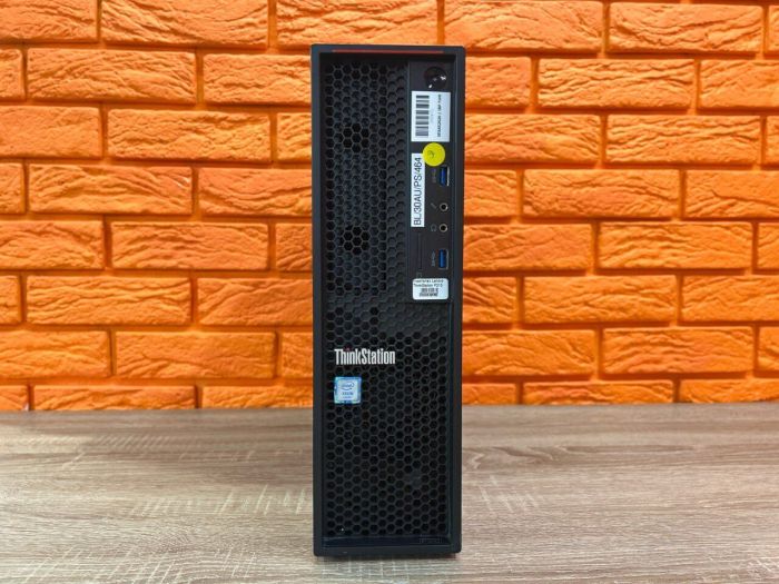 Робоча станція Lenovo ThinkStation P310 SFF / Intel Xeon E3-1245 V5 (4 (8) ядра по 3,5 - 3,9 ГГц) / 32 ГБ DDR4 / 512 ГБ SSD / nVidia Quadro K1200, 4 ГБ GDDR5, 128-біт б/в - зображення 2
