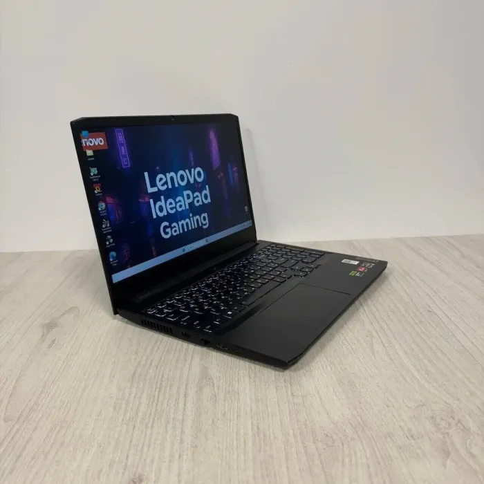 Ігровий ноутбук Б-класу Lenovo IdeaPad Gaming 3 15ACH6 / 15.6" (1920x1080) IPS / AMD Ryzen 5 5500H (4 (8) ядра по 3.3 - 4.2 GHz) / 16 GB DDR4 / 512 GB SSD NVMe / nVidia GeForce RTX 2050, 4 GB GDDR6, 64-bit / WebCam б/в - зображення 4