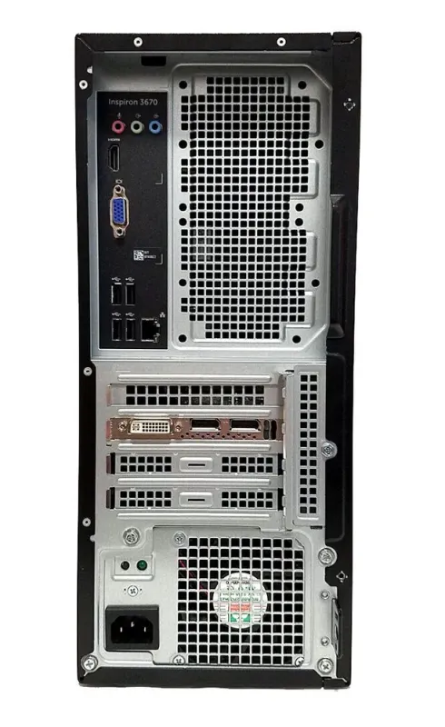 Ігровий ПК Dell Inspiron 3670 Tower / Intel Core i3-9100 (4 ядра по 3.6 - 4.2 GHz) / 16 GB DDR4 / 256 GB SSD M.2 / nVidia Quadro K2000, 2 GB GDDR5, 128-bit / Windows 10 б/в - зображення 3