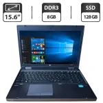 Ноутбук HP ProBook 6570b / 15.6" (1366x768) TN / Intel Core i3-2370M (2 (4) ядра по 2.4 GHz) / 8 GB DDR3 / 128 GB SSD / Intel HD Graphics 3000 / WebCam / DVD-ROM б/в