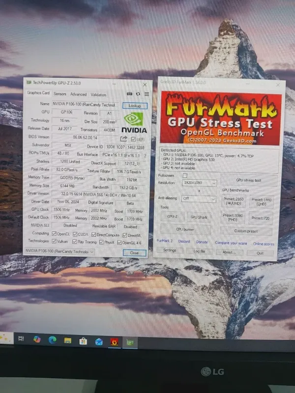 Комплект: Lenovo ThinkCentre M800 Tower / Intel Core i5-6600K (4 ядра по 3,5 - 3,9 ГГц) / 16 ГБ DDR4 / 512 ГБ SSD / nVidia P106-100, 6 ГБ GDDR5, 192-біт / DVD-ROM + Монітор LG 24MB37PM-B / 24" (1920x1080) IPS б/в - изображение 7