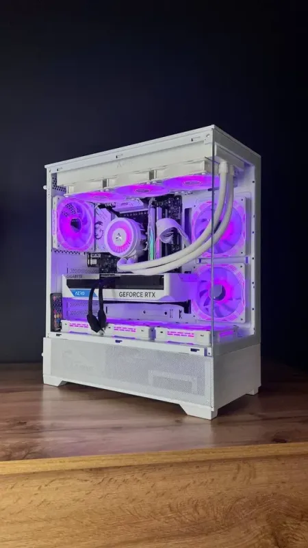 Збірка під замовлення: ігровий ПК GameMax Vista AW White Tower / AMD Ryzen 5 7500F (6 (12) ядер по 3.7 - 5.0 GHz) / 32 GB DDR5 / 1000 GB SSD M.2 / nVidia GeForce RTX 4070 Super, 12 GB GDDR6X, 192-bit / 750W - зображення 9