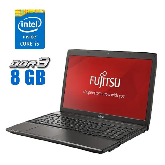 Ноутбук Fujitsu LifeBook AH544 / 15.6'' (1366x768) TN / Intel Core i5-4200M (2 (4) ядра по 2.5 - 3.1 GHz) / 8 GB DDR3 / 256 GB SSD / nVidia GeForce GT 720M, 2 GB GDDR3, 64-bit / WebCam б/в - зображення 1