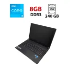Ноутбук Lenovo B50-70 / 15.6" (1366x768) TN / Intel Core i3-4005U (2 (4) ядра по 1.7 GHz) / 8 GB DDR3 / 240 GB SSD / Intel HD Graphics 4400 / WebCam б/в