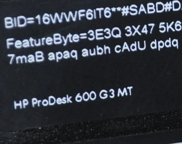 Комп'ютер HP ProDesk 600 G3 Tower / Intel Core i5-7500 (4 ядра по 3.4 - 3.8 GHz) / 16 GB DDR4 / 240 GB SSD / Intel HD Graphics 630 / Windows 11 Pro б/в - зображення 6