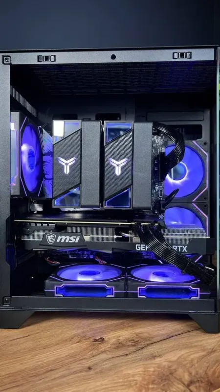 Збірка під замовлення: комп'ютер Qube Crystal ARGB Black Tower / Intel Core i5-14600KF (14 (20) ядер по 2.6 - 5.3 GHz) / 32 GB DDR5 / 1000 GB SSD M.2 / nVidia GeForce RTX 3070, 8 GB GDDR6, 256-bit / 750W б/в - зображення 10