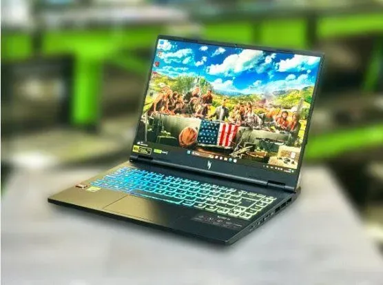 Ігровий ноутбук Acer Nitro 14 AN14-41 / 14.5" (1920x1200) IPS / AMD Ryzen 5 8645HS (6 (12) ядер по 4.3 - 5.0 GHz) / 16 GB DDR5 / 512 GB SSD M.2 / nVidia GeForce RTX 4060, 8 GB GDDR6, 128-bit / WebCam / Win 11 Home б/в - зображення 5