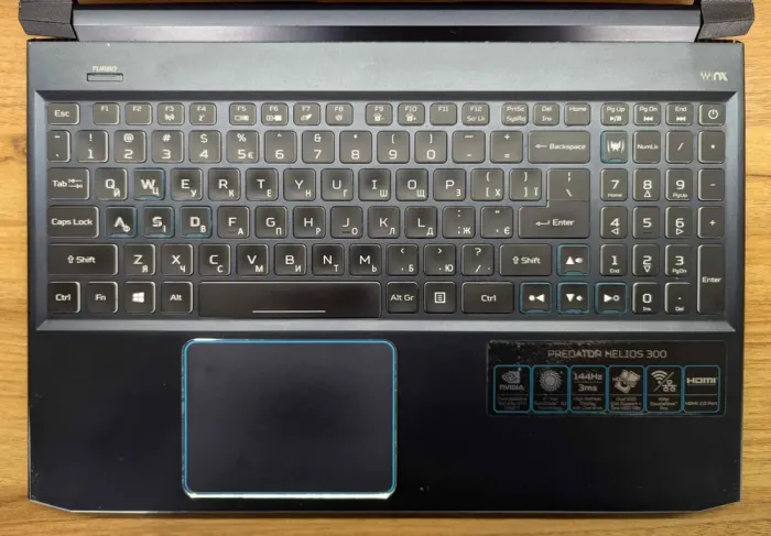 Ігровий ноутбук Б-клас Acer Predator PH315-52 / 15.6" (1920x1080) IPS / Intel Core i7-9750H (6 (12) ядер по 2.6 - 4.5 GHz) / 16 GB DDR4 / 480 GB SSD / nVidia GeForce GTX 1660 Ti, 6 GB GDDR6, 192-bit / WebCam / Windows 10 б/в - зображення 5