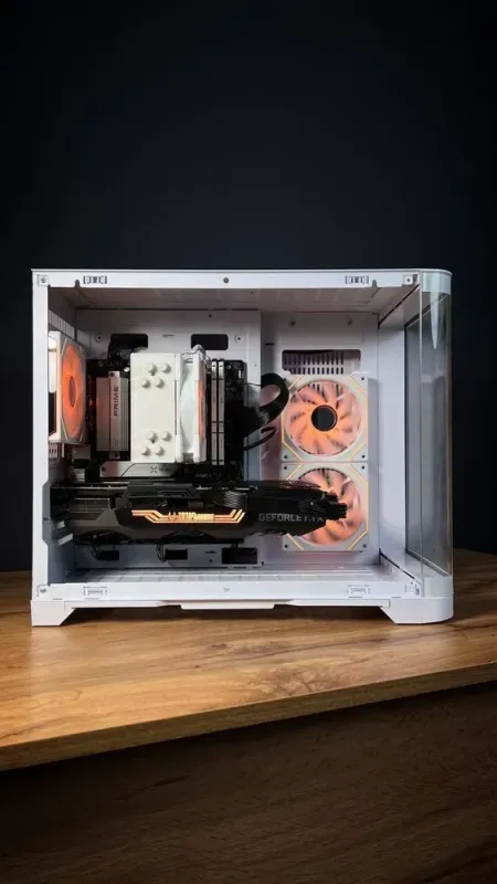 Збірка під замовлення: ігровий ПК GameMax Hype-M White Tower / AMD Ryzen 5 7500F (6 (12) ядер по 3.7 - 5.0 GHz) / 32 GB DDR5 / 2000 GB SSD M.2 / nVidia GeForce RTX 3080, 10 GB GDDR6X, 320-bit / 850W б/в - зображення 5