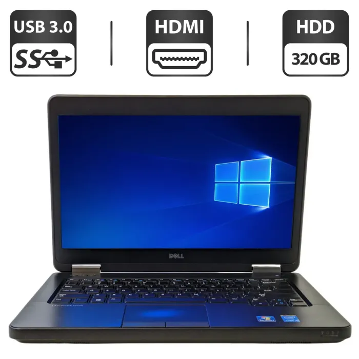 Ноутбук Б-клас Dell Latitude 5440 / 14" TN / Core i5-4310U (2(4) ядра по 2-3GHz) / 4GB DDR3 / 320GB HDD / HD Graphics 4400 / Card Reader б/в - зображення 1