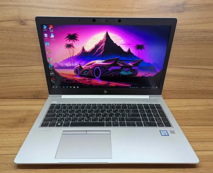 Ультрабук HP EliteBook 850 G5 / 15.6" (1920x1080) IPS / Intel Core i7-7600U (2 (4) ядра по 2.8 - 3.9 GHz) / 16 GB DDR4 / 512 GB SSD / Intel HD Graphics 620 / Fingerprint / WebCam / Windows 10 б/в - зображення 2