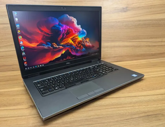 Мобільна робоча станція Dell Precision 7740 / 17.3" (1920x1080) IPS / Intel Xeon E-2276M (6 (12) ядер по 2.8 - 4.7 GHz) / 32 GB DDR4 / 1000 GB SSD / nVidia Quadro RTX 4000, 8 GB GDDR6, 256-bit / WebCam / HDMI / Windows 10 б/в - зображення 4