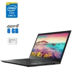 Ноутбук Lenovo ThinkPad T470 / 14" (1920x1080) IPS / Intel Core i5-6200U (2 (4) ядра по 2.3 - 2.8 GHz) / 8 GB DDR4 / 256 GB SSD M.2 / Intel HD Graphics 520 / WebCam / Windows 10 б/в