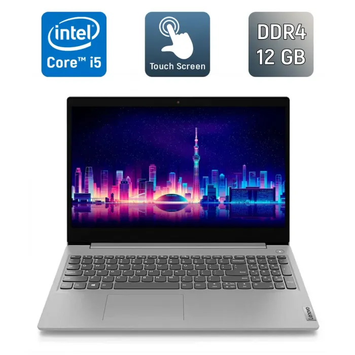 Ноутбук Lenovo IdeaPad 315IIL05 / 15.6" (1366x768) TN Touch / Intel Core i5-1035G1 (4 (8) ядра по 1.0 - 3.6 GHz) / 12 GB DDR4 / 512 GB SSD / Intel UHD Graphics / WebCam / Windows 10 б/в - зображення 1