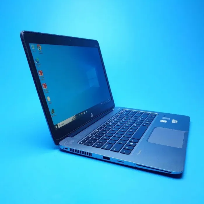 Ультрабук Б-клас HP EliteBook Folio 1040 G1 / 14" (1920x1080) IPS / Intel Core i5-4300U (2 (4) ядра по 1.9 - 2.9 GHz) / 4 GB DDR3 / 240 GB SSD / Intel HD Graphics 4400 / WebCam / Win 10 Pro б/в - зображення 4