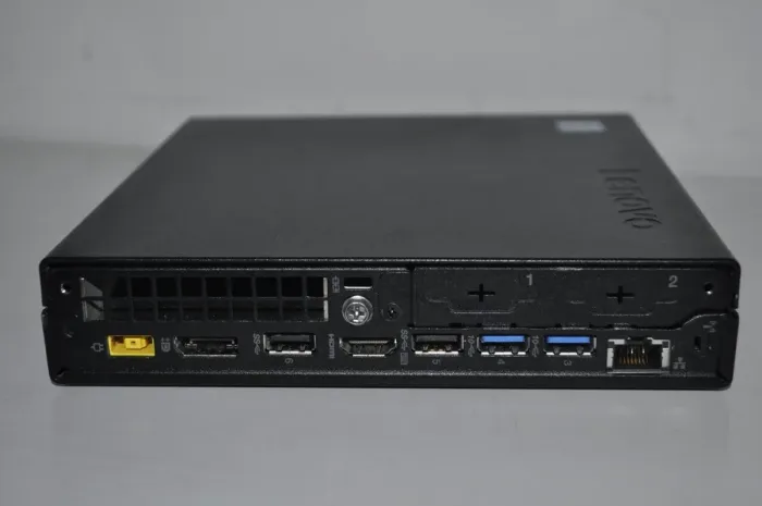 Неттоп Lenovo ThinkCentre M720q Tiny USFF / Intel Core i5-8400T (6 ядер по 1.7 - 3.3 GHz) / 16 GB DDR4 / 256 GB SSD / Intel UHD Graphics 630 б/в - зображення 5