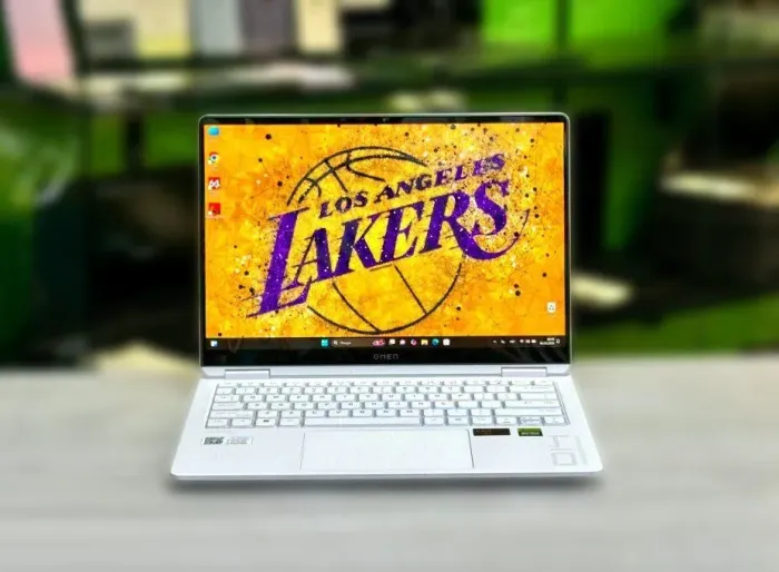 Ігровий ультрабук HP Omen Transcend 14 / 14" (2880x1800) OLED / Intel Core Ultra 9 185H (16 (22) ядра по 1.8 - 5.1 GHz) / 32 GB DDR5 / 1000 GB SSD / nVidia GeForce RTX 4070, 8 GB GDDR6, 128-bit / WebCam / Win 11 Home - зображення 2