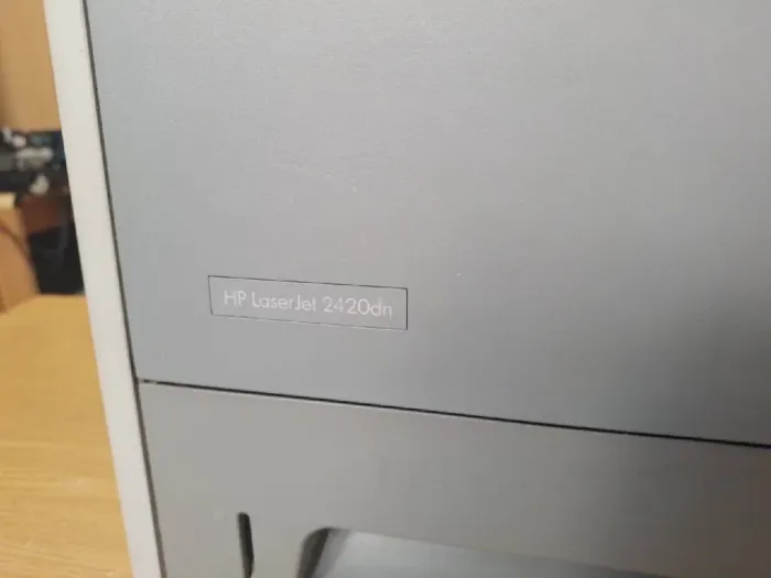 Принтер HP LaserJet 2420dn / лазерний монохромний друк / 1200x1200 dpi / А4 / 28 стор./хв. / Ethernet, USB 2.0 / Дуплекс б/в - зображення 3
