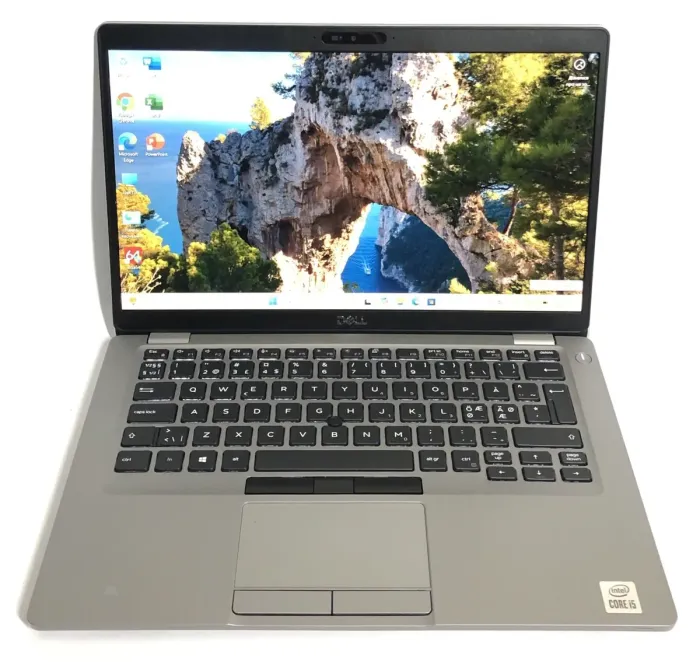 Ультрабук Б-клас Dell Latitude 5410 / 14" (1920x1080) IPS / Intel Core i5-10210U (4 (8) ядра по 1.6 - 4.2 GHz) / 16 GB DDR4 / 256 GB SSD / Intel UHD Graphics / WebCam / Win 11 Pro б/в - зображення 2