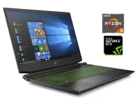 Ігровий ноутбук HP Pavilion Gaming 15-ec1073dx / 15.6" (1920x1080) TN / AMD Ryzen 5 4600H (6 (12) ядер по 3.0 - 4.0 GHz) / 16 GB DDR4 / 256 GB SSD M.2 + 500 GB HDD / nVidia GeForce GTX 1650, 4 GB GDDR6, 128-bit / WebCam б/в